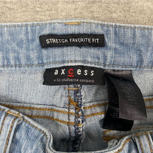 Axcess by Liz Claiborne Womens Straight Leg Capri‎ Jeans Size 4 - Picture 7 of 11
